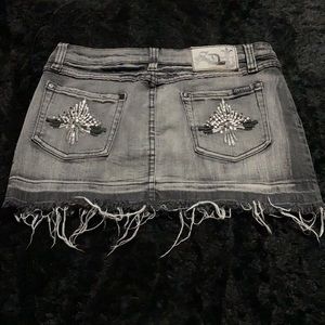 SIZE 11 Zanadijeans  bedazzled denim skirt